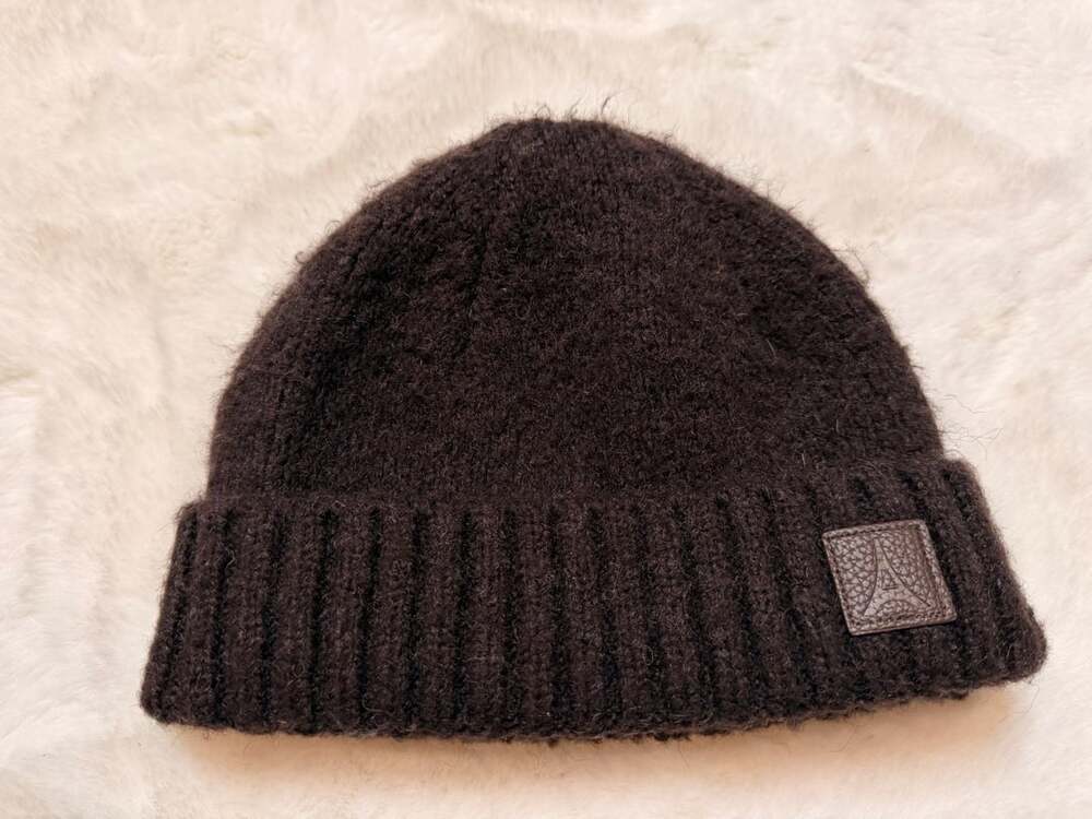 Manière De Voir Ribbed Knit Beanie Brown One Size